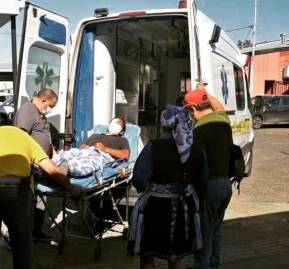 Uno de los heridos por disparos. Foto: radiowillichemvlvtu