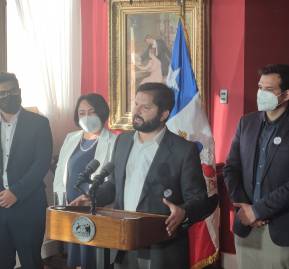 Presidente Gabriel Boric en la Gobernación Regional de Coquimbo
