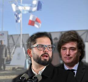 Gabriel Boric y Javier Milei. Gabriel Boric y Javier Milei.