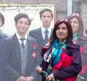 Gemma Montiel con estudiantes del INBA, 2014. Gemma Montiel con estudiantes del INBA, 2014.