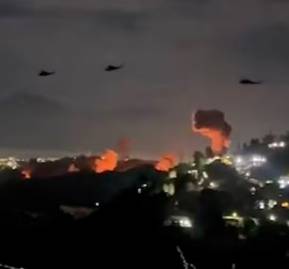 Helicópteros estadounidenses sobre Caracas