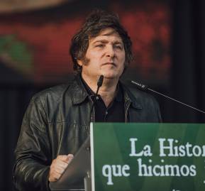 Javier Milei en evento VOX 2022.