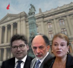 Jean Pierre Matus, Sergio Muñoz y Ángela Vivanco. Jean Pierre Matus, Sergio Muñoz y Ángela Vivanco.