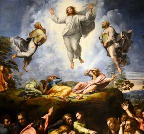 Pintura que representa la transfiguración de Jesús, una historia en el Nuevo Testamento cuando Jesús se vuelve radiante sobre una montaña. Artista Rafael / Colecciones Museo Hallwyl, CC BY-SA Pintura que representa la transfiguración de Jesús, una historia en el Nuevo Testamento cuando Jesús se vuelve radiante sobre una montaña. Artista Rafael / Colecciones Museo Hallwyl, CC BY-SA