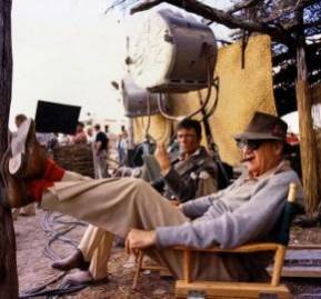 John Ford filmando Pasión de los Fuertes.