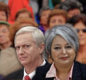 José Antonio Kast y Jeannette Jara. José Antonio Kast y Jeannette Jara.