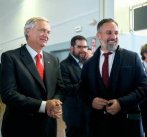 José Antonio Kast y Santiago Abascal. Foto VOX