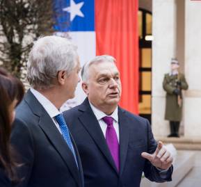 José Antonio Kast y Viktor Orbán.