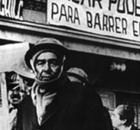 Escena de 'La Batalla de Chile', capítulo 'El poder popular', donde el protagonista fue el pueblo chileno