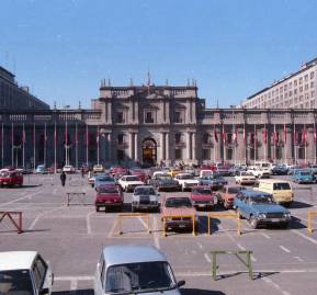 Palacio de La Moneda en 1981 Palacio de La Moneda en 1981