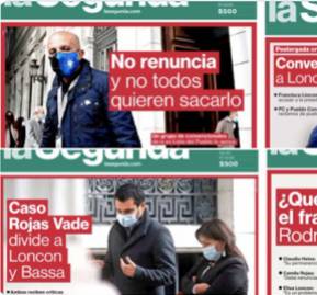 Cuatro portadas en una semana de La Segunda.