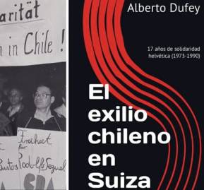 Libro El exilio chileno en Suiza de Alberto Dufey.