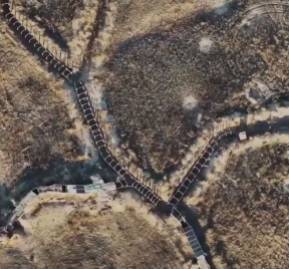 Líneas de defensa rusas, una de las explicaciones del logro militar ruso en contener la contraofensiva ucraniana. Foto: DD Geopolitcs de Telegram Líneas de defensa rusas, una de las explicaciones del logro militar ruso en contener la contraofensiva ucraniana. Foto: DD Geopolitcs de Telegram