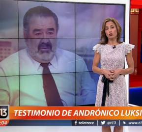 Marzo del 2016 cuando Luksic ofrecía su testimonio a Canal 13 sin transparentar que era su dueño