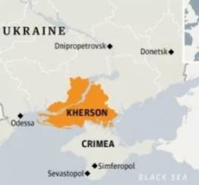 Mapa del oblast de Jersón de Foreign Policy