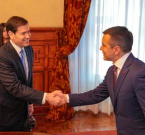 Marco Rubio y Daniel Noboa. Marco Rubio y Daniel Noboa.