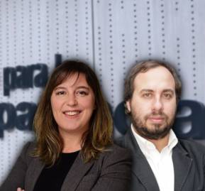 María Jaraquemada y Roberto Munita. María Jaraquemada y Roberto Munita.