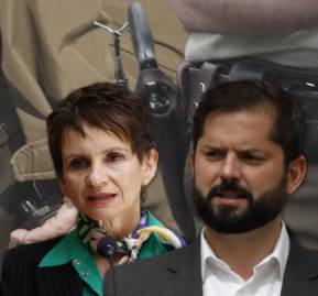 Ministra del Interior, Carolina Tohá y presidente Gabriel Boric. Ministra del Interior, Carolina Tohá y presidente Gabriel Boric.