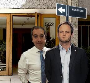 Alexis Flores Ahumada,  asesor de política en el Minsal, y Arturo Zúñiga, subsecretario de redes asistenciales