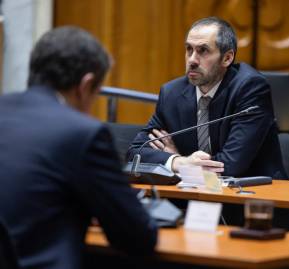 Ex ministra de Economía y Hacienda, Nicolás Grau. Foto: Senado. Ex ministra de Economía y Hacienda, Nicolás Grau.