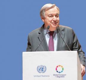 António Guterres, secretario general de la ONU. António Guterres, secretario general de la ONU.