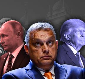 Putin, Orbán y Trump. Putin, Orbán y Trump.