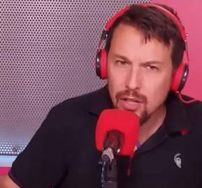 Pablo Iglesias en 'La Base'. Foto: ElDebate.com