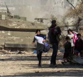 Palestinos siguen huyendo Palestinos siguen huyendo