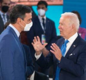 Pedro Sánchez y Joe Biden. Foto: Carofei (Zuma Press) Pedro Sánchez y Joe Biden. Foto: Carofei (Zuma Press)
