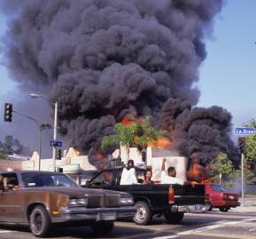 Los Angeles, protestas de 1992. Foto: Getty