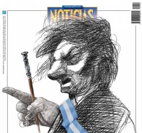 Portada de la revista Noticias. Portada de la revista Noticias.