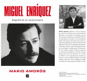 Libro Miguel Enríquez, biografía de un revolucionario.