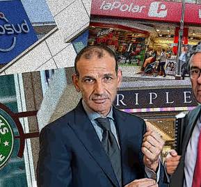 Leonidas Vial, de Larraín Vial de La Polar y Lázaro Calderón, uno de los dueños de Ripley Leonidas Vial, de Larraín Vial de La Polar y Lázaro Calderón, uno de los dueños de Ripley
