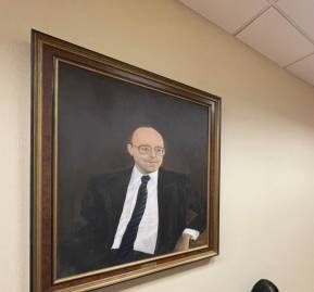 Sala Jaime Guzmán, lugar donde se realizó la reunión. Fuente: Twitter @RienziFranco Sala Jaime Guzmán
