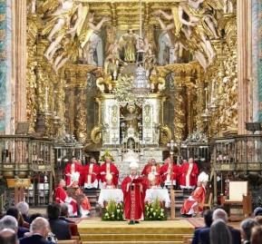 Santa misa en la solemnidad del apóstol Santiago. Foto: Vatican News. Santa misa en la solemnidad del apóstol Santiago el Mayor.
