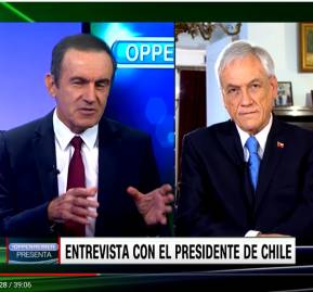 Andrés Oppenheimer entrevista a Sebastián Piñera en CNN en español