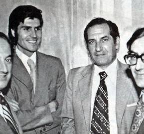 Sergio de Castro, Sergio de la Cuadra, Pablo Baraona y Álvaro Bardón. Sergio de Castro, Sergio de la Cuadra, Pablo Baraona y Álvaro Bardón.