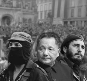 Subcomandante Marcos, Deng Xiaoping y Fidel Castro.