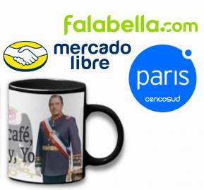 Taza "Aquí toma café mi general y yo", en Falabella, Paris y Mercado Libre. Taza Aquí toma café mi general y yo en Falabella, Paris y Mercado Libre.