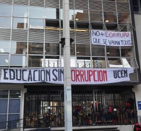 Toma de la Universidad Central en 2015. Toma de la Universidad Central en 2015.