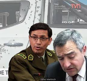 Luigi Lopresti, jefe de la Dipolcar y Fiscal Juan Yáñez Luigi Lopresti, jefe de la Dipolcar y Fiscal Juan Yáñez