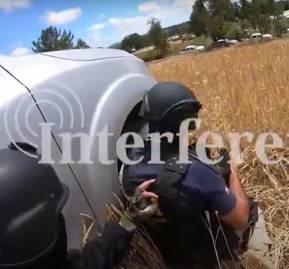 Cuadro de imagen del video del comando táctico revelado por INTERFERENCIA Cuadro de imagen del video del comando táctico revelado por INTERFERENCIA