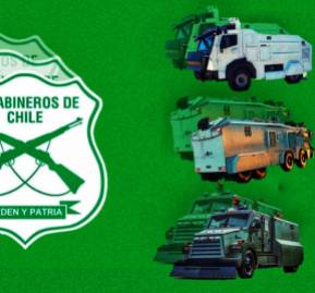 En la foto, tres de los cuatro modelos de lanza aguas comprados