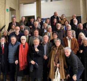Reencuentro de egresados de 1973.