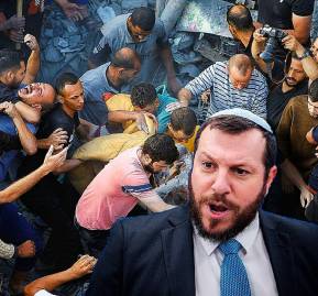 En la esquina, el ministro israelí que amenazó con lanzar una bomba nuclear En la esquina, el ministro israelí que amenazó con lanzar una bomba nuclear