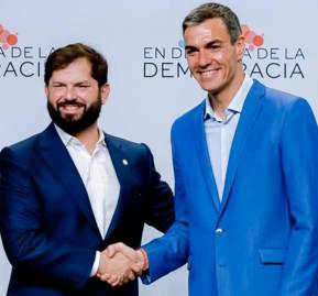 Gabriel Boric y Pedro Sánchez