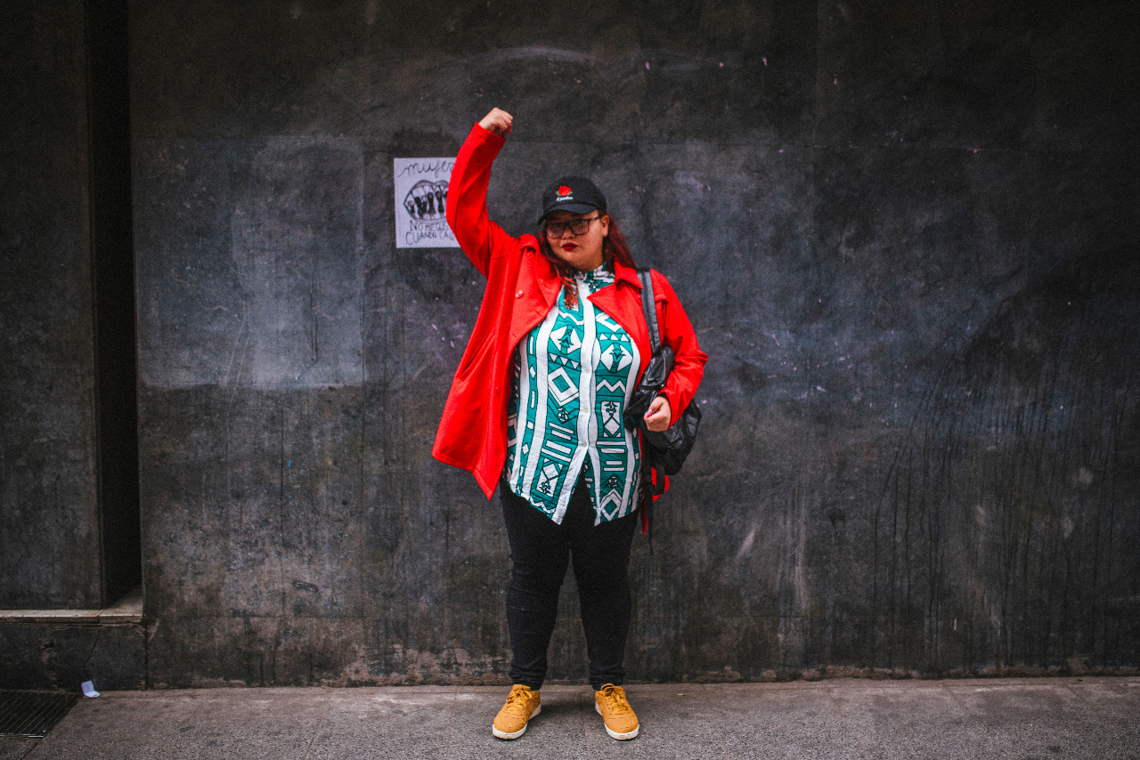 Marcha feminista en Valparaíso / Paz Olivares Droguett / Migrar Photo