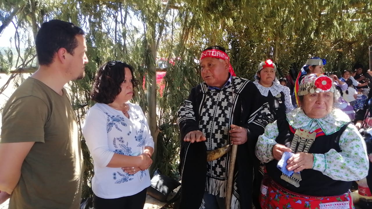 Familia de Luis Morales y Camilo Catrillanca. Foto: Cote Correa