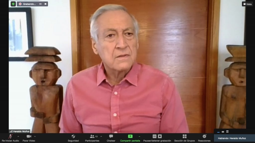Heraldo Muñoz, ex Canciller de Chile y actual candidato presidencial Heraldo Muñoz, ex Canciller de Chile y actual candidato presidencial