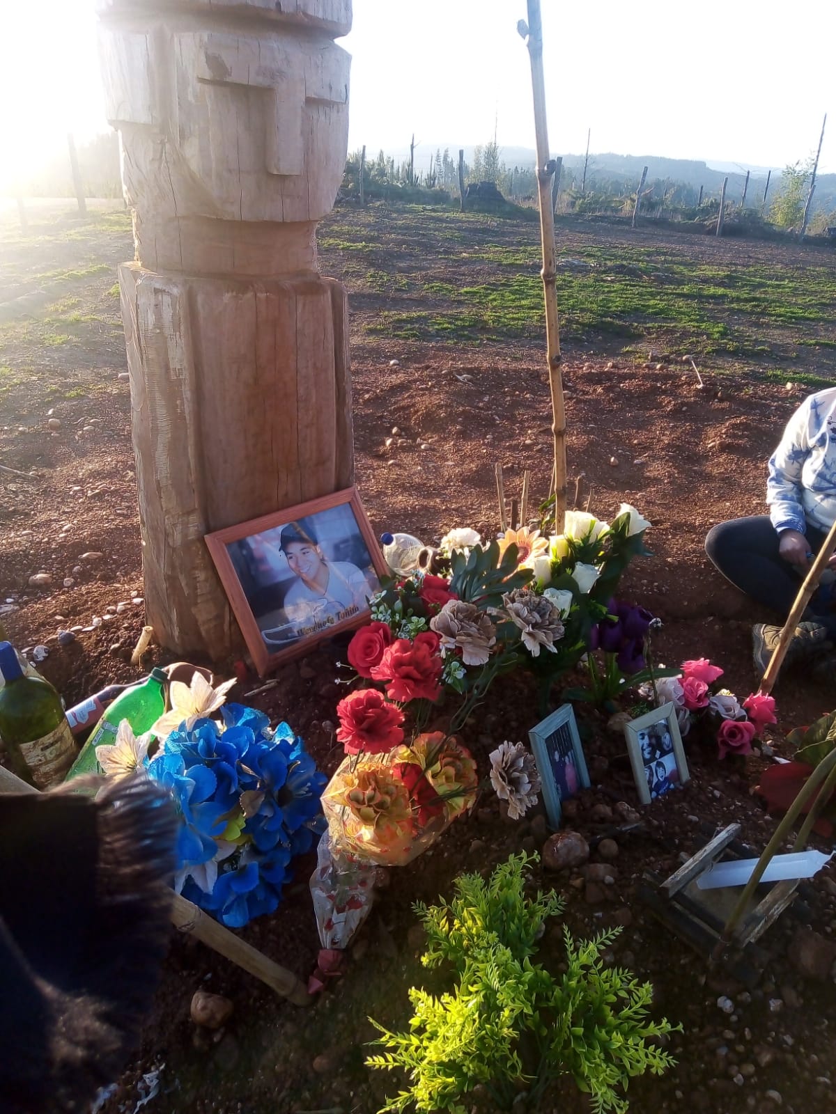 Ex fundo Pidenco en Lumaco donde fue enterrado el cuerpo Ex fundo Pidenco en Lumaco donde fue enterrado el cuerpo